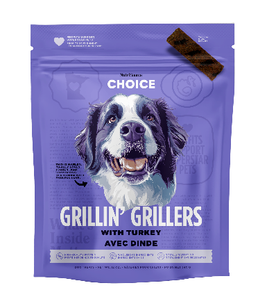 12oz Nutrisource Choice Turkey Grillin' Grillers Dog Treat - Dog/Cat Supplements